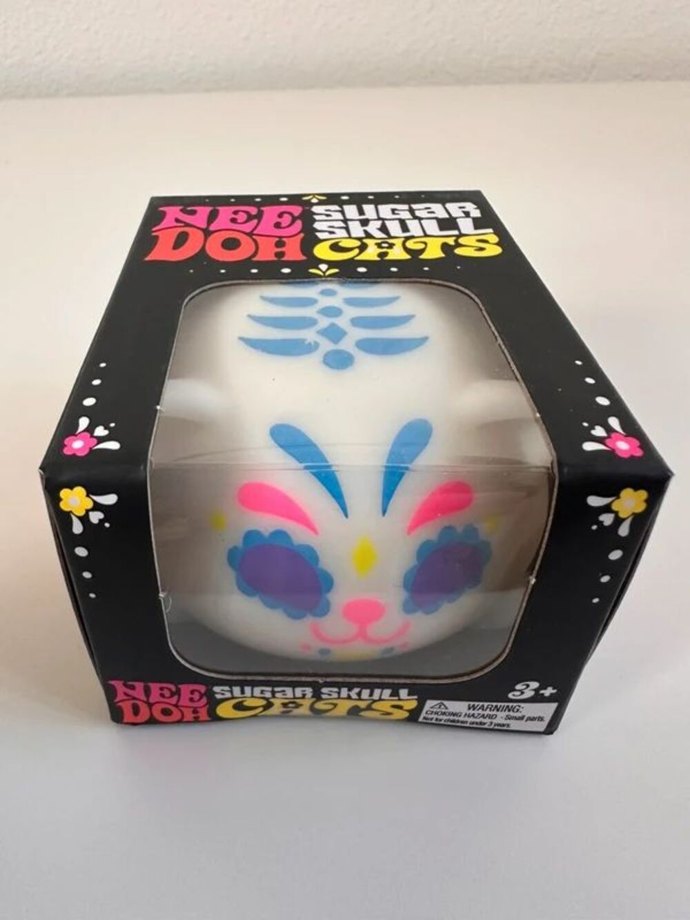 NeeDoh Sugar Skull Cats Squishy Sensory Fidget Toy